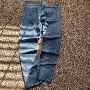 Levis 512 Jeans Mens 33x30 Slim Tapered Stretch Blue Medium Wash Denim